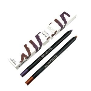 LAURA GELLER StyleEYES Liner Duo – Royal Plum & Warm Cocoa – 0.03 oz / 1g Each